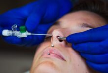 how to treat an infected nose piercing