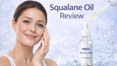 squalane oil skincare hydration serum for dry and oily skin