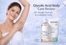 Glycolic Acid Body Care Review for KP and Rough Skin Texture