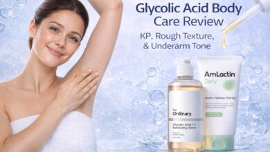 Glycolic Acid Body Care Review for KP and Rough Skin Texture