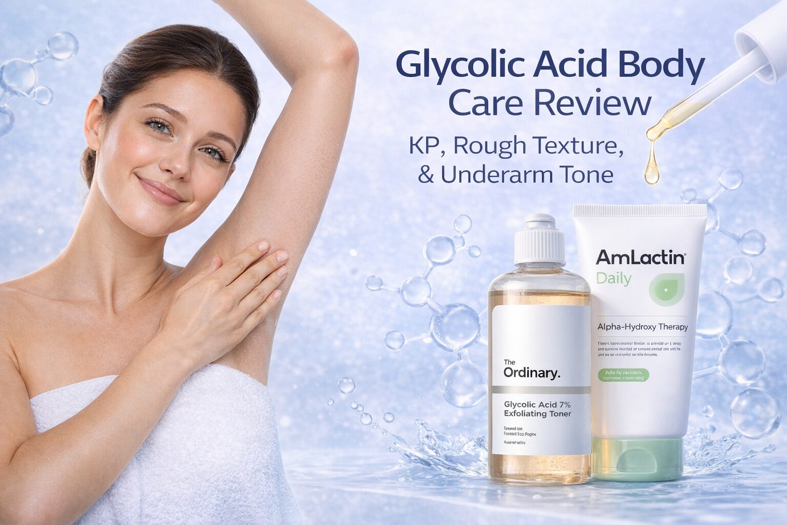 Glycolic Acid Body Care Review for KP and Rough Skin Texture