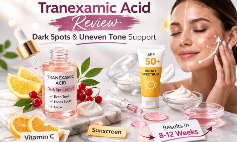 Tranexamic Acid Review: Dark Spots and Uneven Tone Support