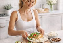 balanced macros meal with protein carbs and fats for weight loss